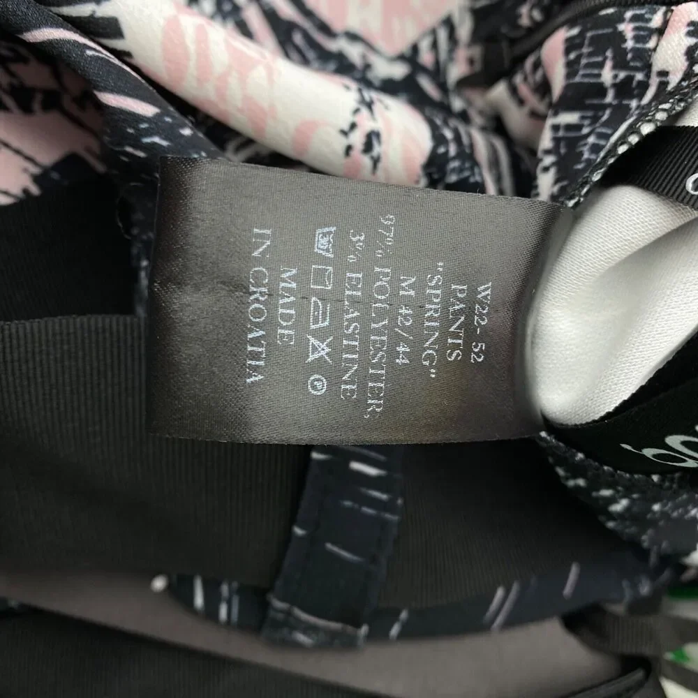 Igor Dobranic NWT Womans Resort Pants Palazzo Large Tall Croatia Travel Art Wear